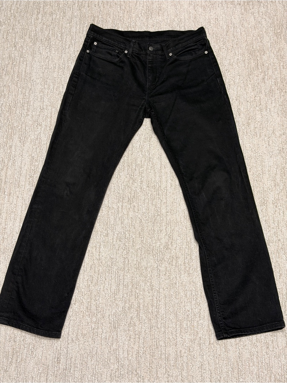 Levi's Black Straight Men’s Jeans